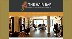 Desktop Screenshot of hairbarnj.com